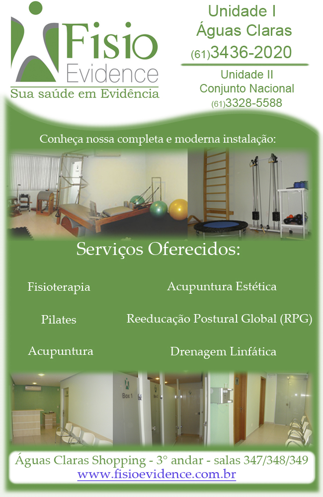 Fisioterapia em guas Claras, Melhor Fisioterapia em guas Claras Braslia-DF