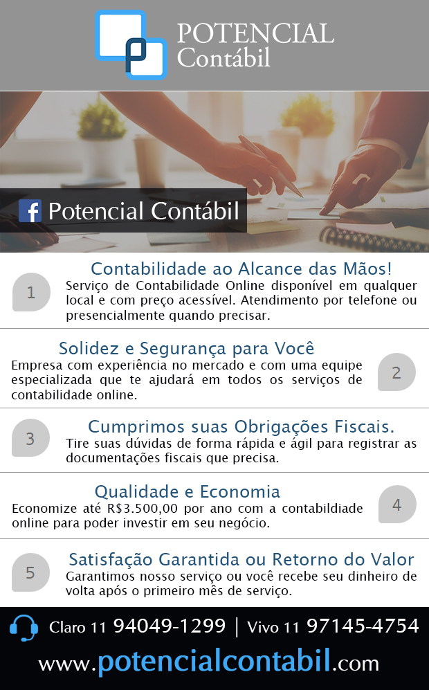 Potencial Contbil - Servios Contbeis em So Bernardo do Campo, Assuno