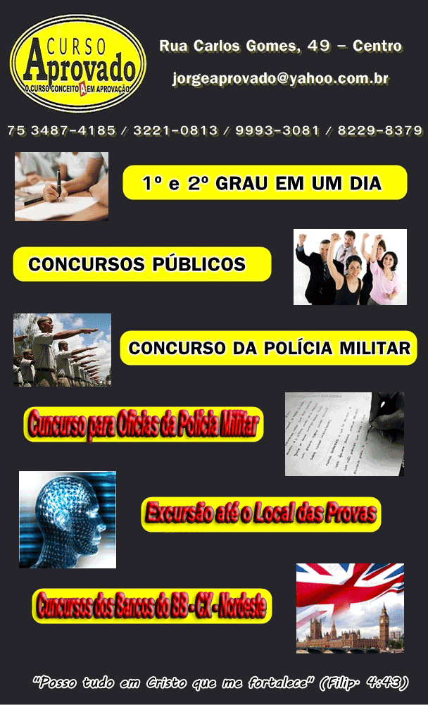 Curso Aprovado - Preparatrio para Concursos Pblicos