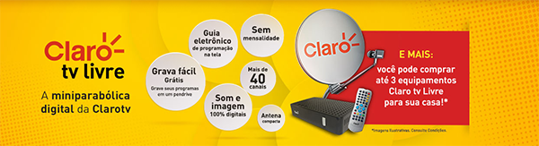 CLARO LIVRE DIGITAL - BRASIL ANTENAS